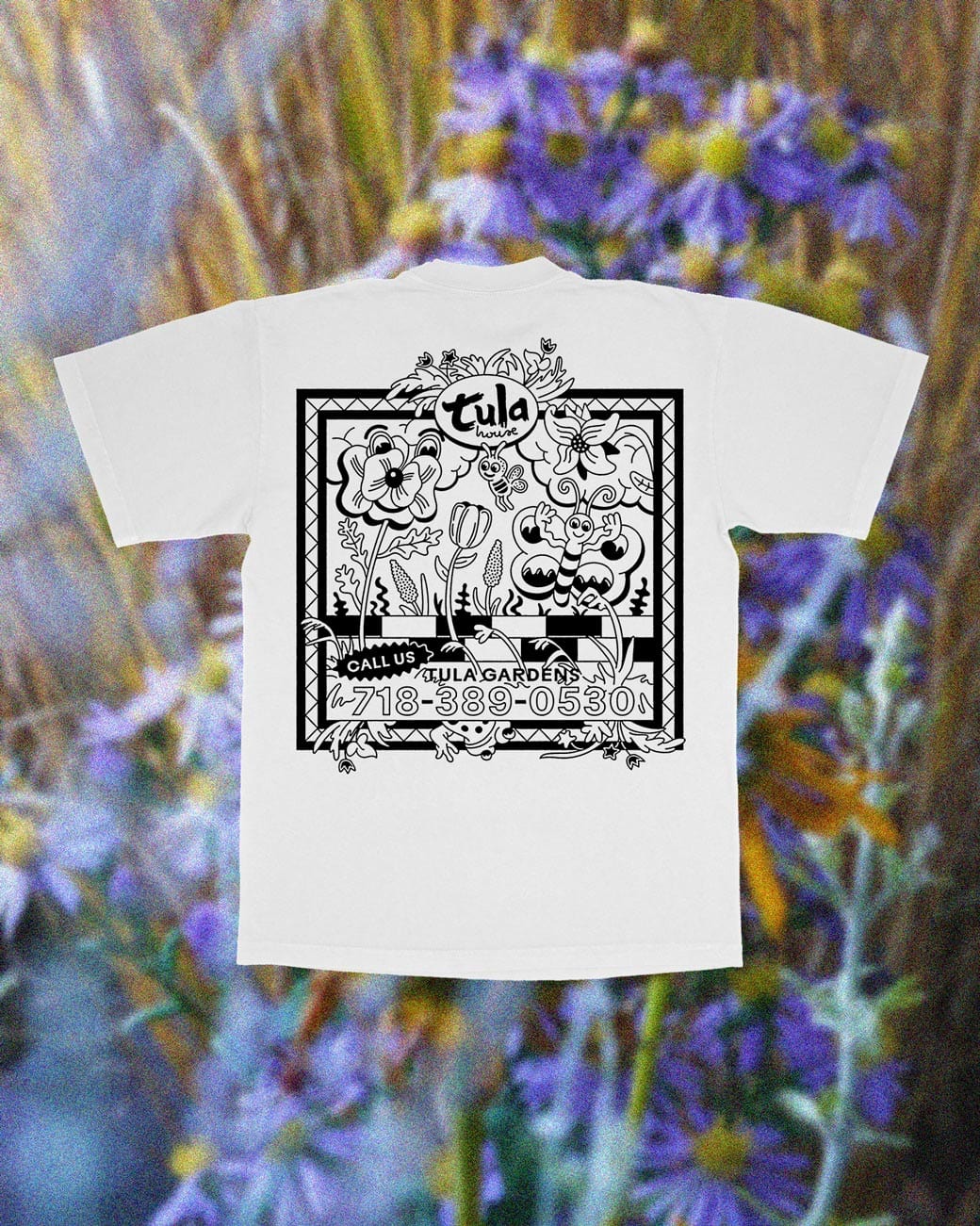 House on the Hill Tシャツ 80cm 花柄 フラワー Tula Gardens Work Tee