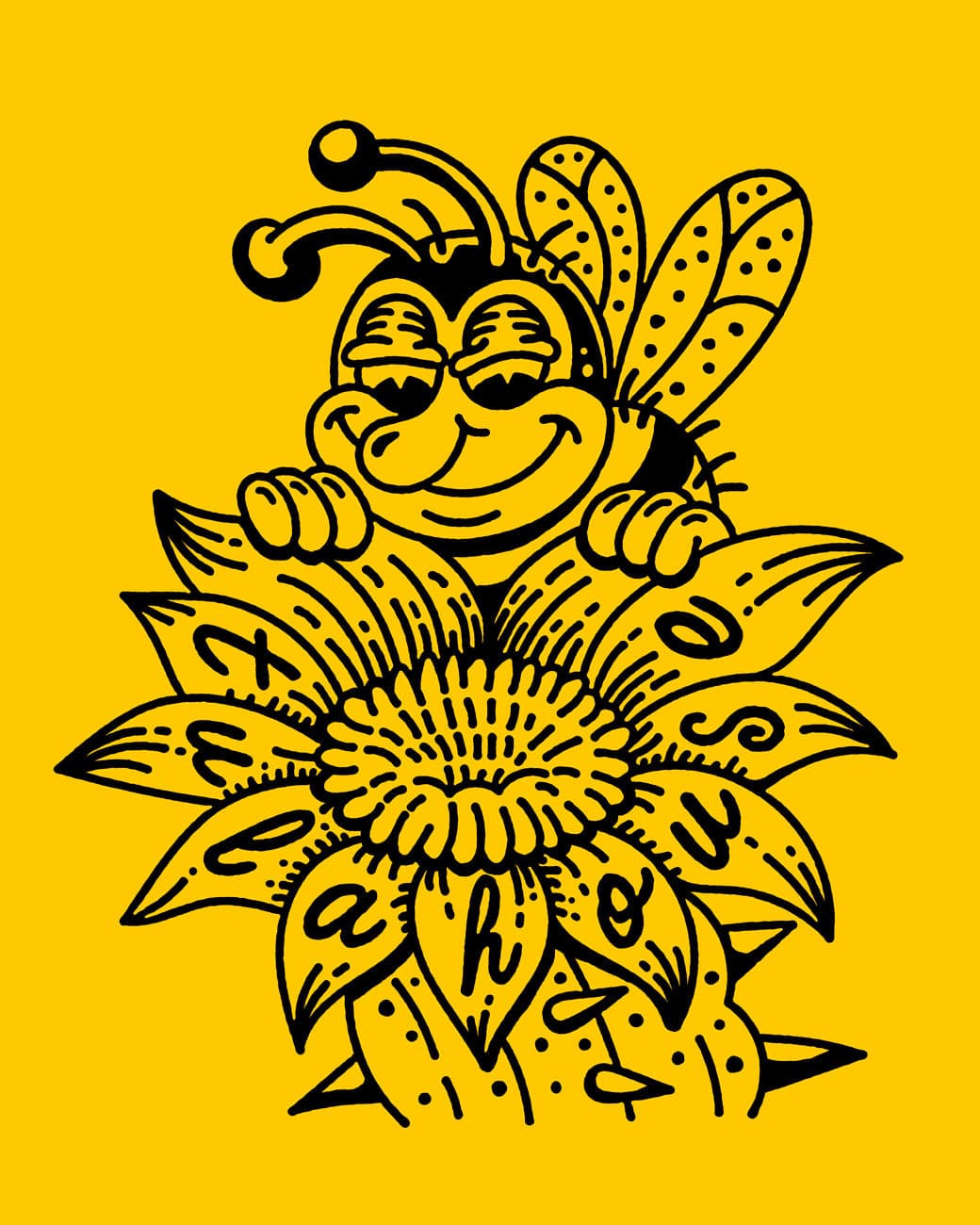 Caught Stealing Bee Tee-3