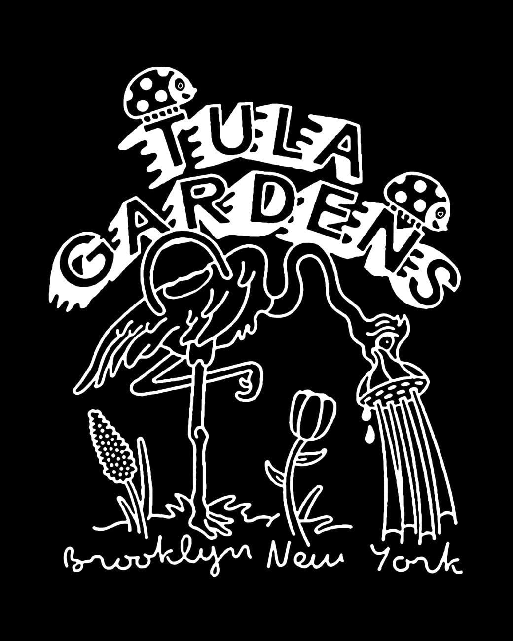 Tula Gardens Work Tee- Black