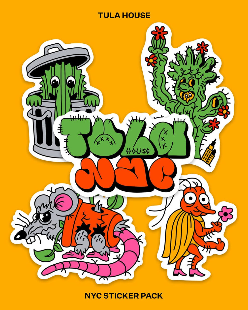 Tula House NYC Sticker Pack