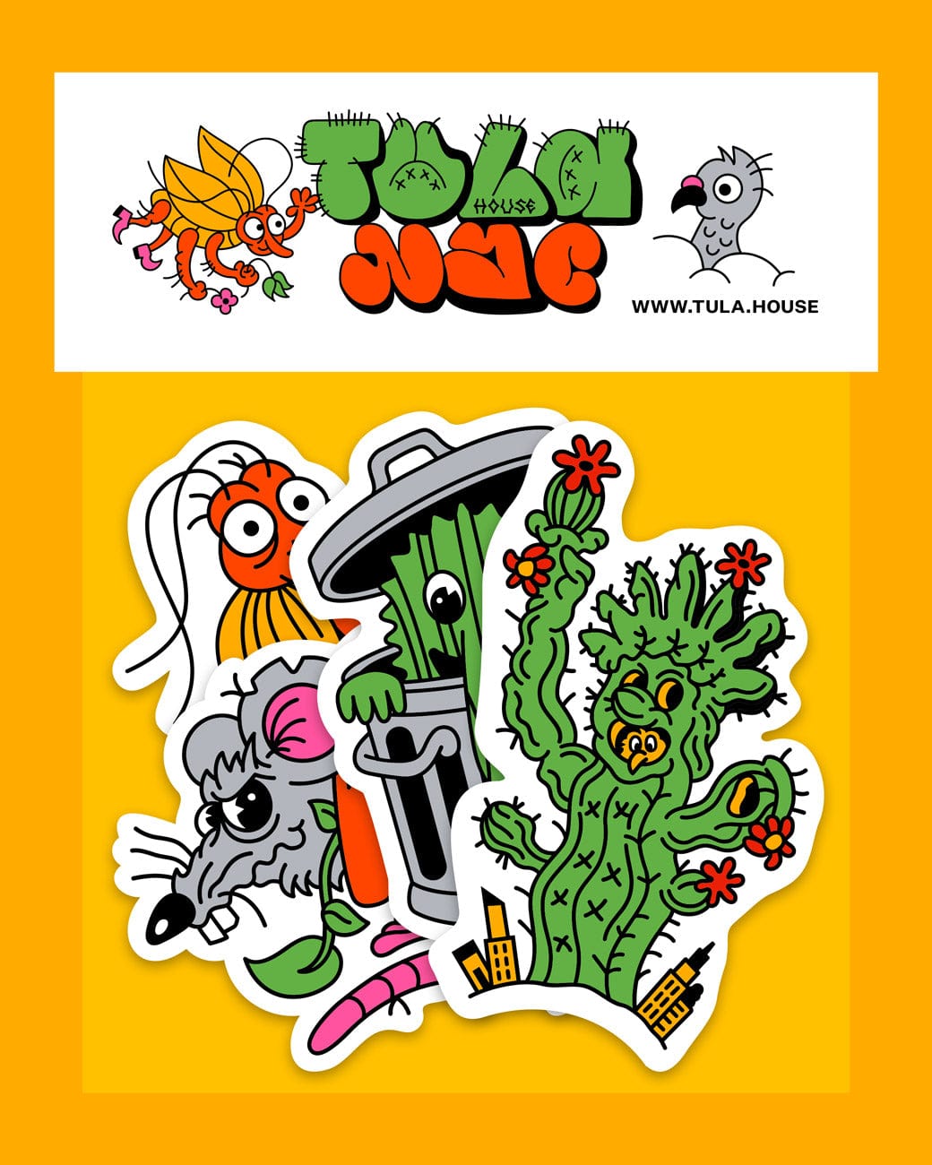 Tula House NYC Sticker Pack-3